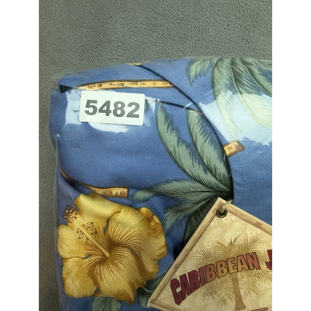 Caribbean Joe‎ Hawaiian Dress Womens S Blue Floral Sleeveless Whimsical Colorful - Picture 10 of 10